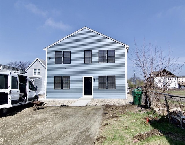 664 Mckinstry Ave, Chicopee, MA 01020 - view of front facade with fence