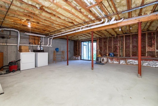 60 Spencer St Unit 60, Millis, MA 02054 - basement featuring washer and dryer