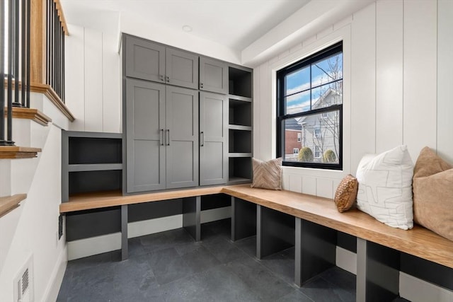 20 Clinton St Unit 22, Newton, MA 02458 - mudroom featuring baseboards