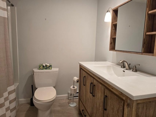 432 Old Chatham Rd Unit 504, Dennis, MA 02660 - full bathroom featuring vanity, a shower with curtain, and tile patterned flooring