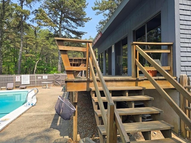 432 Old Chatham Rd Unit 504, Dennis, MA 02660 - wooden deck with a community pool