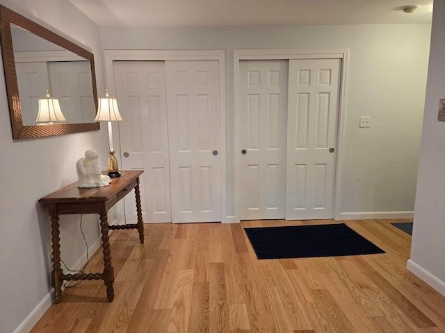432 Old Chatham Rd Unit 504, Dennis, MA 02660 - foyer featuring baseboards and light wood finished floors