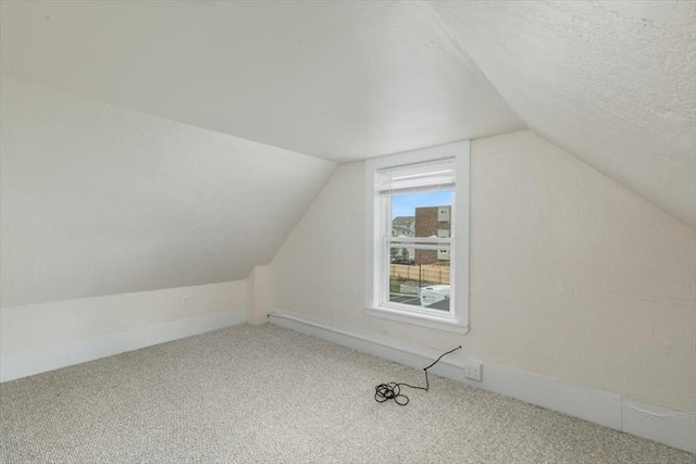 16 Rantoul St, Beverly, MA 01915 - additional living space with lofted ceiling and carpet