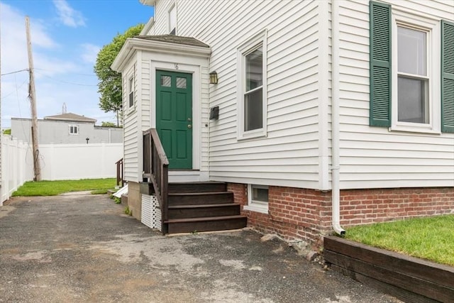 16 Rantoul St, Beverly, MA 01915 - view of exterior entry featuring crawl space