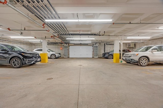 view of parking deck