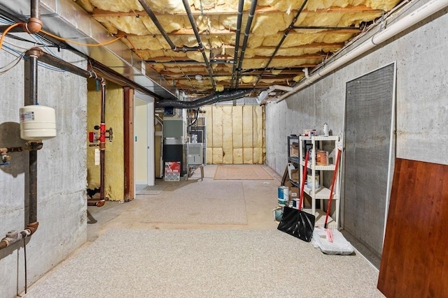 47 Blue Spruce Way Unit 47, Mashpee, MA 02649 - unfinished basement with heating unit