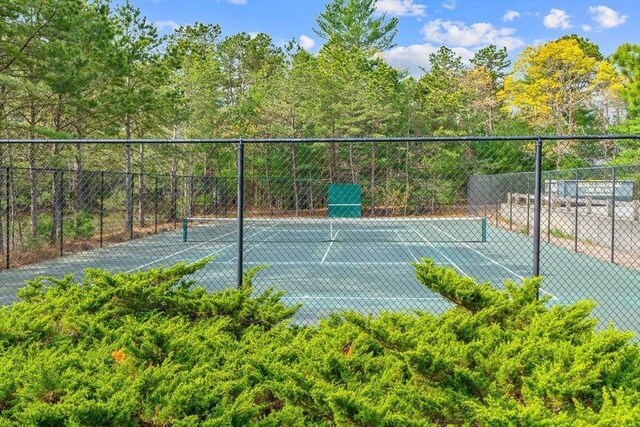 47 Blue Spruce Way Unit 47, Mashpee, MA 02649 - view of tennis court featuring fence