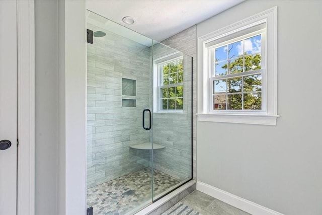 0 Thompson St, Middleboro, MA 02346 - full bathroom featuring baseboards and a stall shower