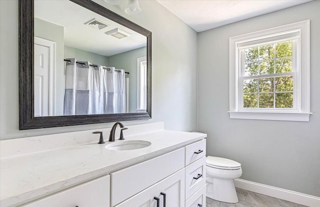 0 Thompson St, Middleboro, MA 02346 - full bath featuring vanity, a shower with shower curtain, and marble look tiles