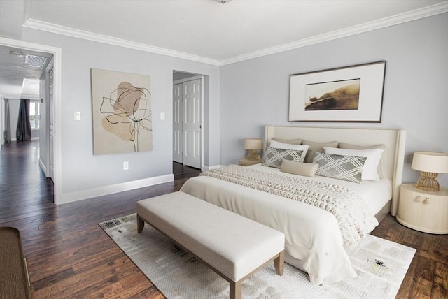 700 Shore Dr Unit 1106, Fall River, MA 02721 - bedroom with ornamental molding, wood finished floors, and a closet