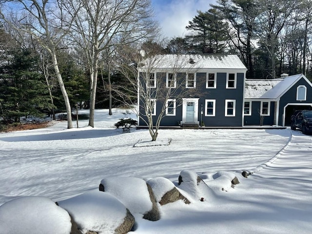 view of colonial home