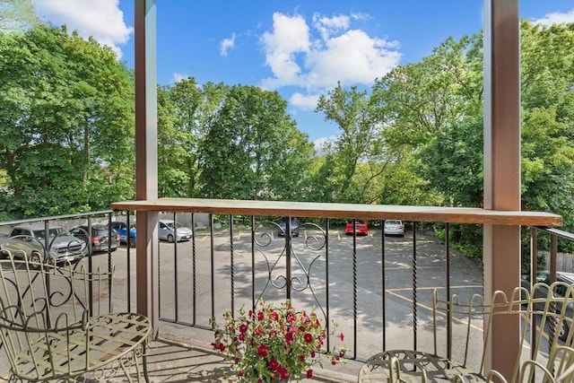 358 Broadway Unit 20, Lynn, MA 01904 - balcony featuring view of wooded area