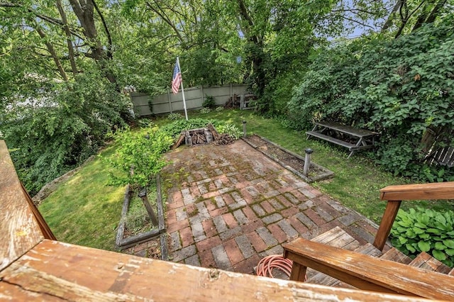 4 3rd Rd, Woburn, MA 01801 - fenced backyard featuring a patio