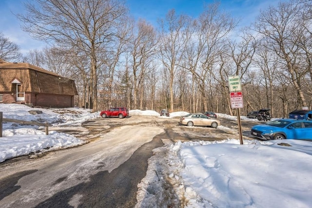 view of road