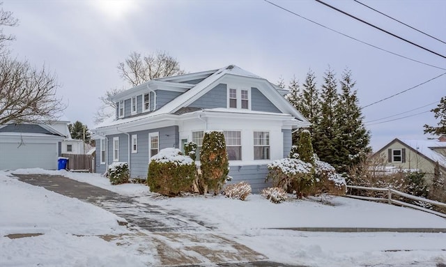 view of front of home