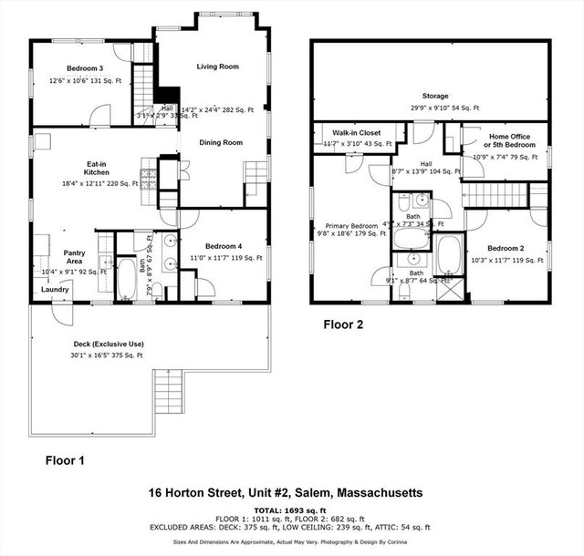 16 Horton St Unit 2, Salem, MA 01970 - home floor plan