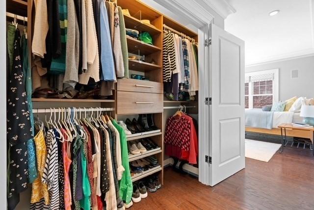 view of closet