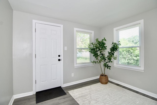 100 Haskin St, Springfield, MA 01109 - entrance foyer with wood finished floors and baseboards