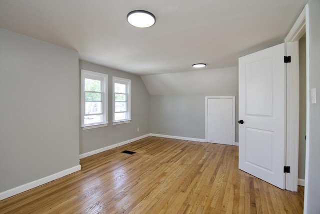 100 Haskin St, Springfield, MA 01109 - additional living space with vaulted ceiling and light wood finished floors