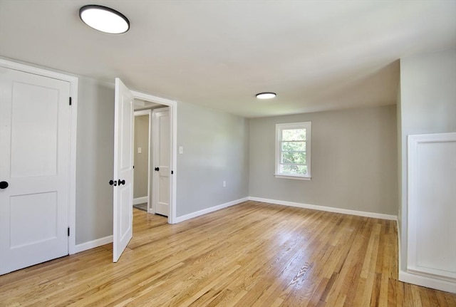 100 Haskin St, Springfield, MA 01109 - unfurnished bedroom featuring light wood finished floors and baseboards