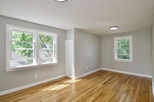 100 Haskin St, Springfield, MA 01109 - spare room featuring light wood-style flooring and baseboards
