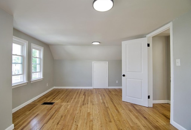 100 Haskin St, Springfield, MA 01109 - bonus room featuring light wood finished floors and vaulted ceiling