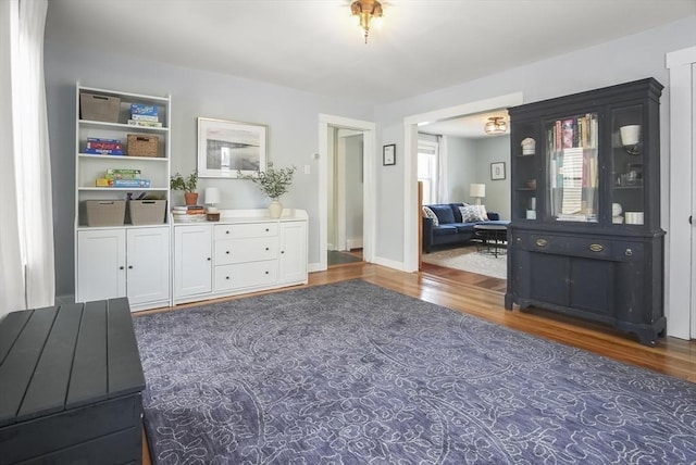 24 Everett St, Woburn, MA 01801 - living area featuring wood finished floors