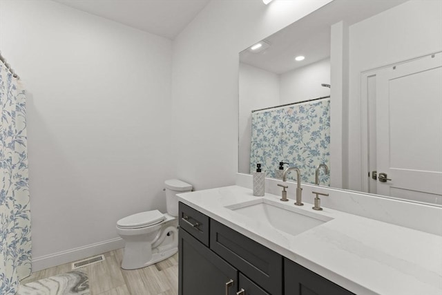 751 Sharps Lot Rd, Swansea, MA 02777 - full bathroom with vanity, curtained shower, and recessed lighting