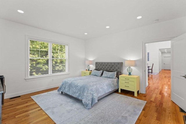 751 Sharps Lot Rd, Swansea, MA 02777 - bedroom featuring light wood finished floors and recessed lighting