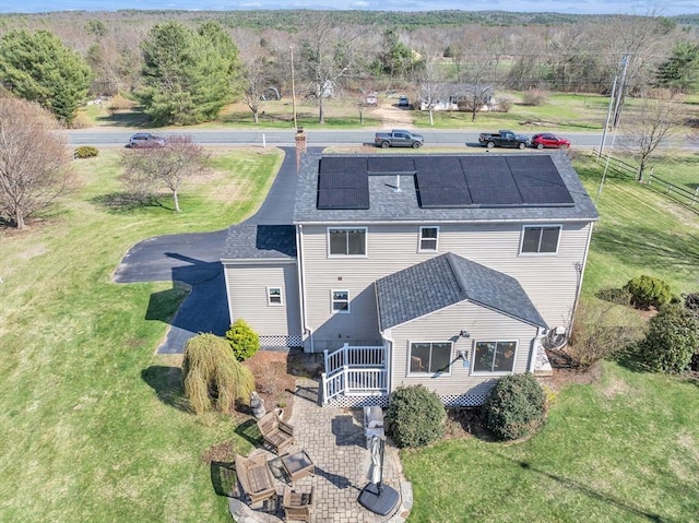 drone / aerial view