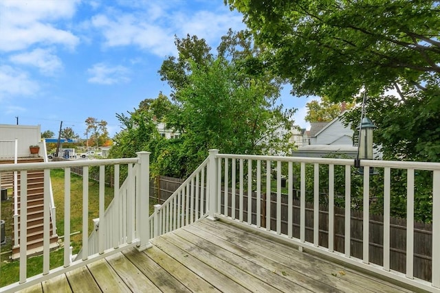 view of deck