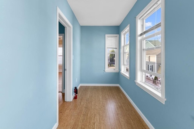 27 Cook St, Fall River, MA 02724 - spare room featuring baseboards and wood finished floors