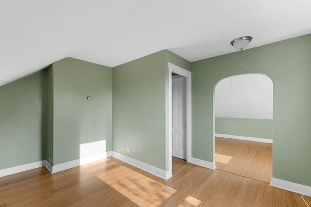 27 Cook St, Fall River, MA 02724 - bonus room with wood finished floors and lofted ceiling