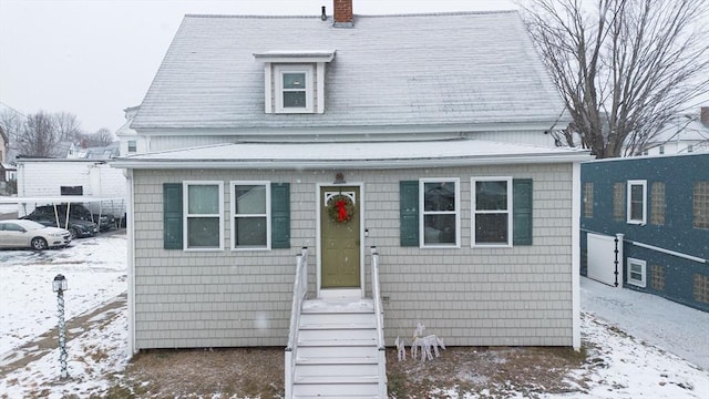 view of bungalow-style home