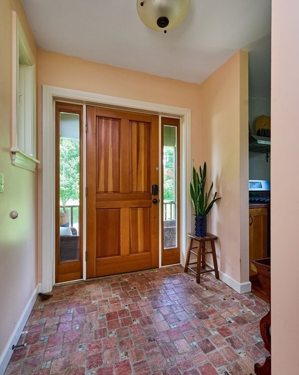 view of entrance foyer