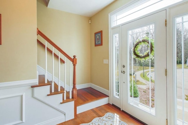 32 Erins Way, Holden, MA 01520 - entrance foyer featuring stairs and wood finished floors