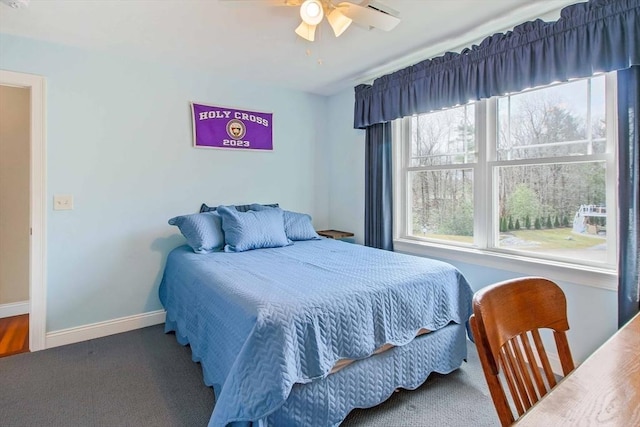 32 Erins Way, Holden, MA 01520 - bedroom featuring baseboards, carpet floors, and ceiling fan