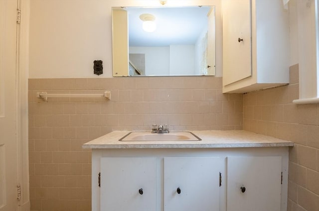47 Ronald Rd, Arlington, MA 02474 - bathroom with tile walls and vanity