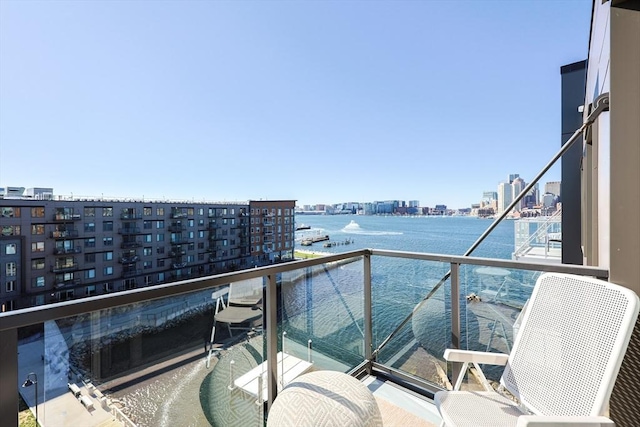 65 Lewis St Unit Ph03, Boston, MA 02128 - balcony featuring a water view and a city view