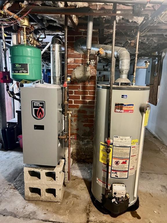 66-R Beach St, Warren, RI 02885 - utilities with gas water heater