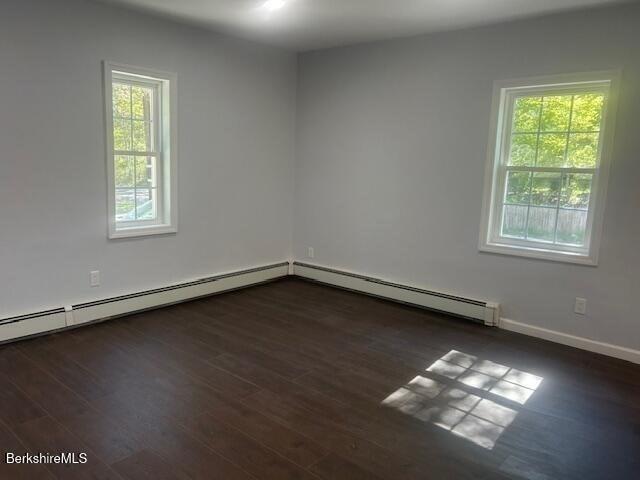 15 Murray Ave, North Adams, MA 01247 - unfurnished room with dark wood-style floors and baseboards