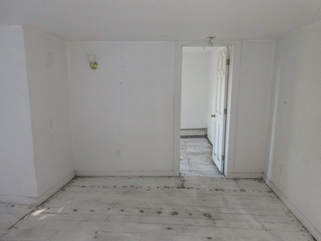 view of spare room