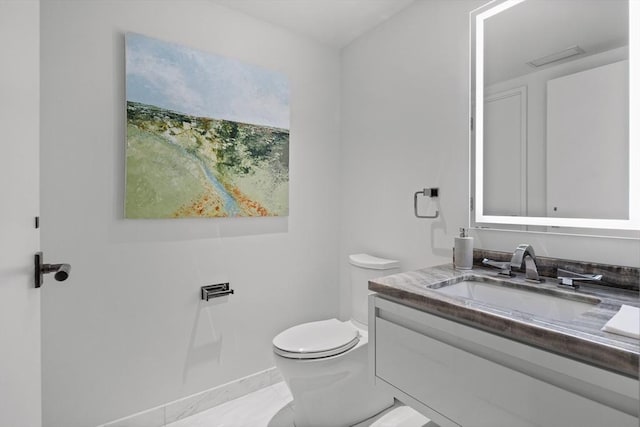 150 Seaport Blvd Unit 11C, Boston, MA 02210 - half bath featuring vanity and toilet