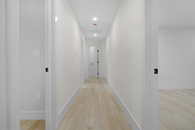 293 Cross St, Norwell, MA 02061 - corridor with light wood finished floors and recessed lighting