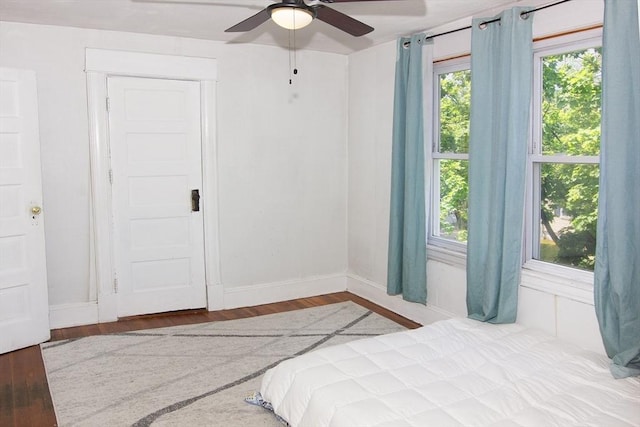 103 Monrovia St, Springfield, MA 01104 - bedroom with wood finished floors and ceiling fan