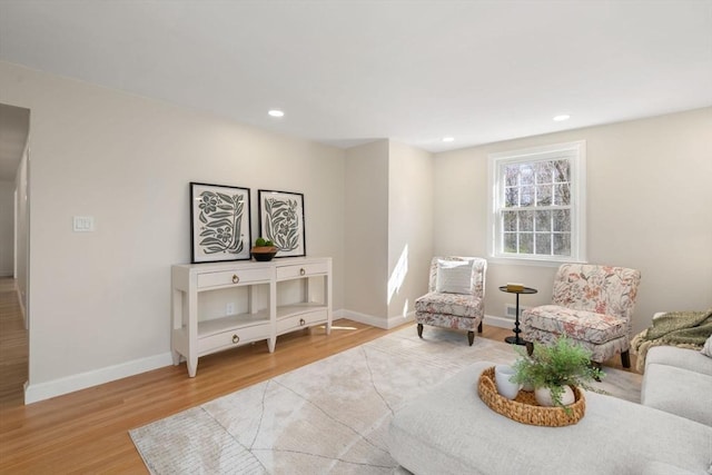 110 Westover Pkwy, Norwood, MA 02062 - living area featuring recessed lighting, wood finished floors, and baseboards