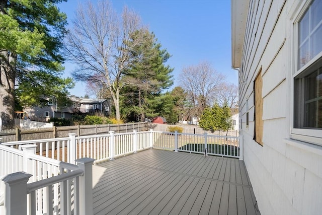 110 Westover Pkwy, Norwood, MA 02062 - wooden deck featuring a fenced backyard