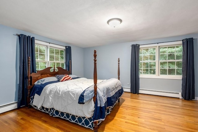 495 Grafton St, Shrewsbury, MA 01545 - bedroom with wood finished floors and a baseboard heating unit