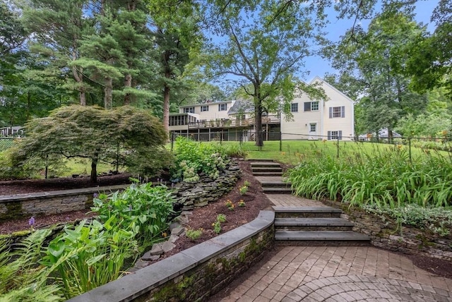 495 Grafton St, Shrewsbury, MA 01545 - view of property's community featuring a garden and fence