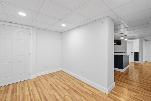 13 Abraham Ave, Freetown, MA 02717 - unfurnished room featuring recessed lighting, light wood finished floors, and an ornate ceiling